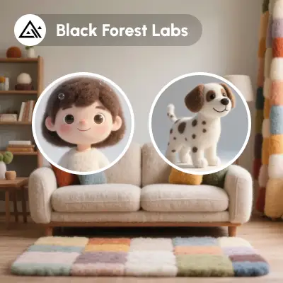 ComfyUI workflow preview: Flux.1 Kontext Multiple Image Input - After