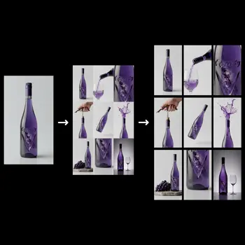 ComfyUI workflow template: 3x3 Grid For Product Ads